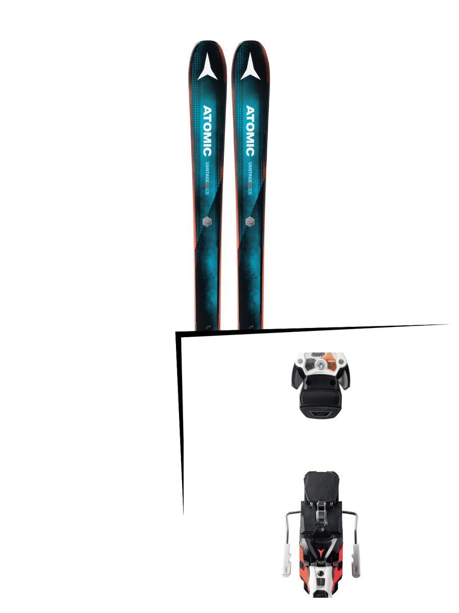 Set: Atomic Vantage 90 CTI 2018 + Atomic Warden MNC 13 white/black/orange - Bild 1