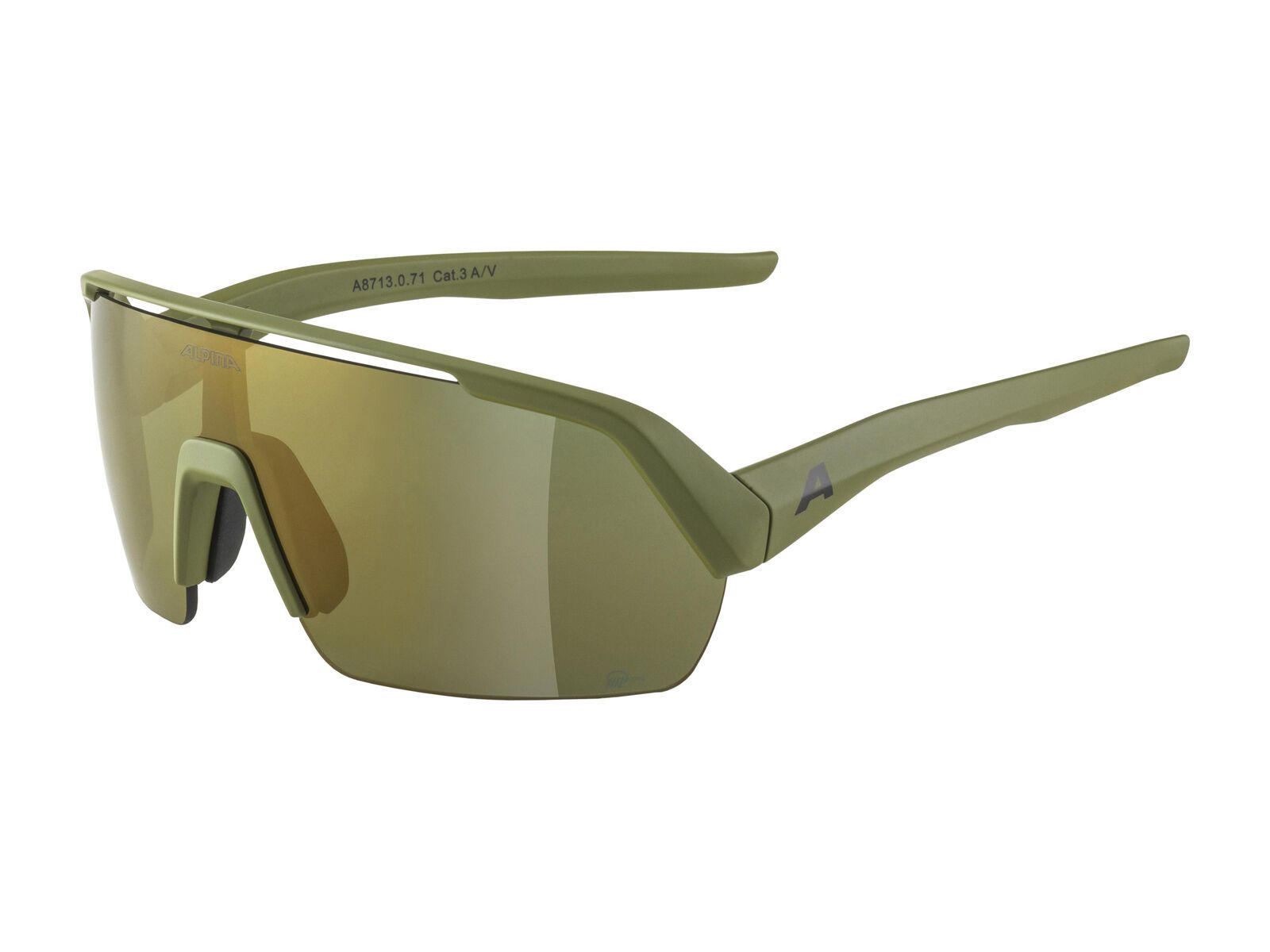 Alpina Turbo HR Q-Lite, Mirror Bronce / olive matt | BIKER-BOARDER.DE