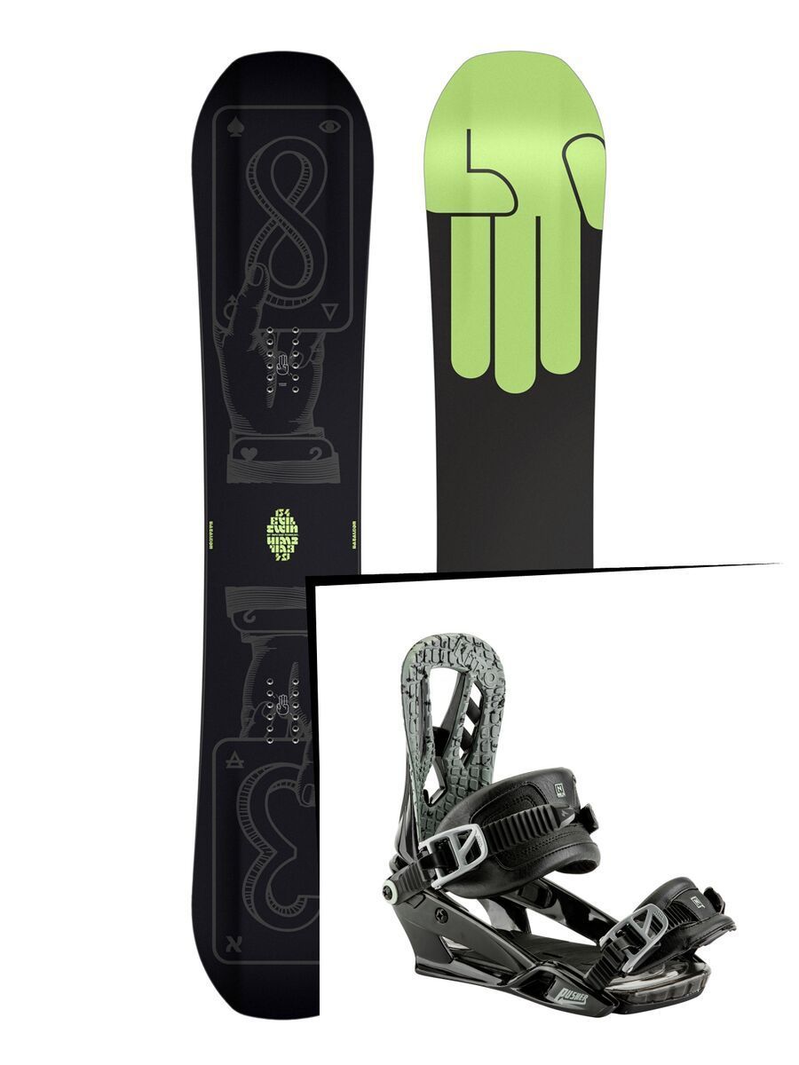 Set: Bataleon Evil Twin 2017 + Nitro Pusher (1691165S) - Bild 1