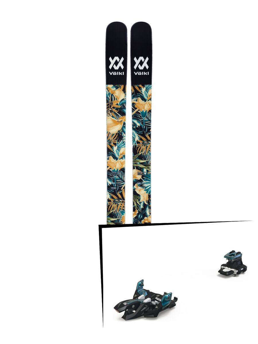 Set: Völkl Bash 116 2018 + Marker Alpinist 9 black/turquoise - Bild 1