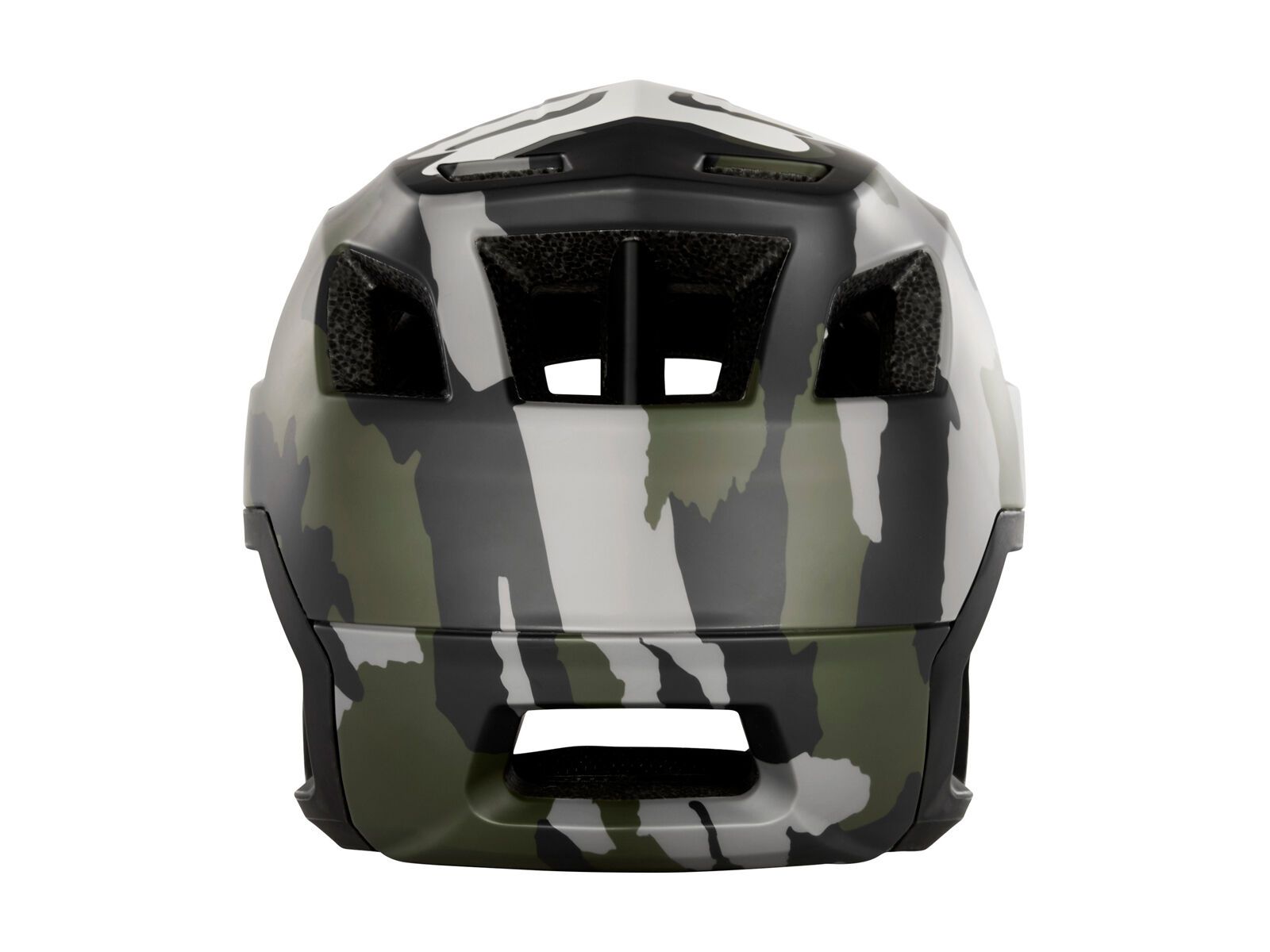 Fox Dropframe Helmet, black camo - Bild 5