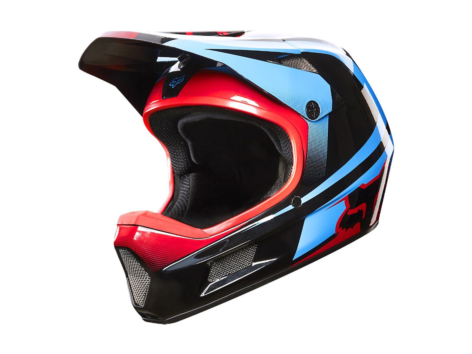 Fox Rampage Helmet Comp, imperial black/blue - Bild 1