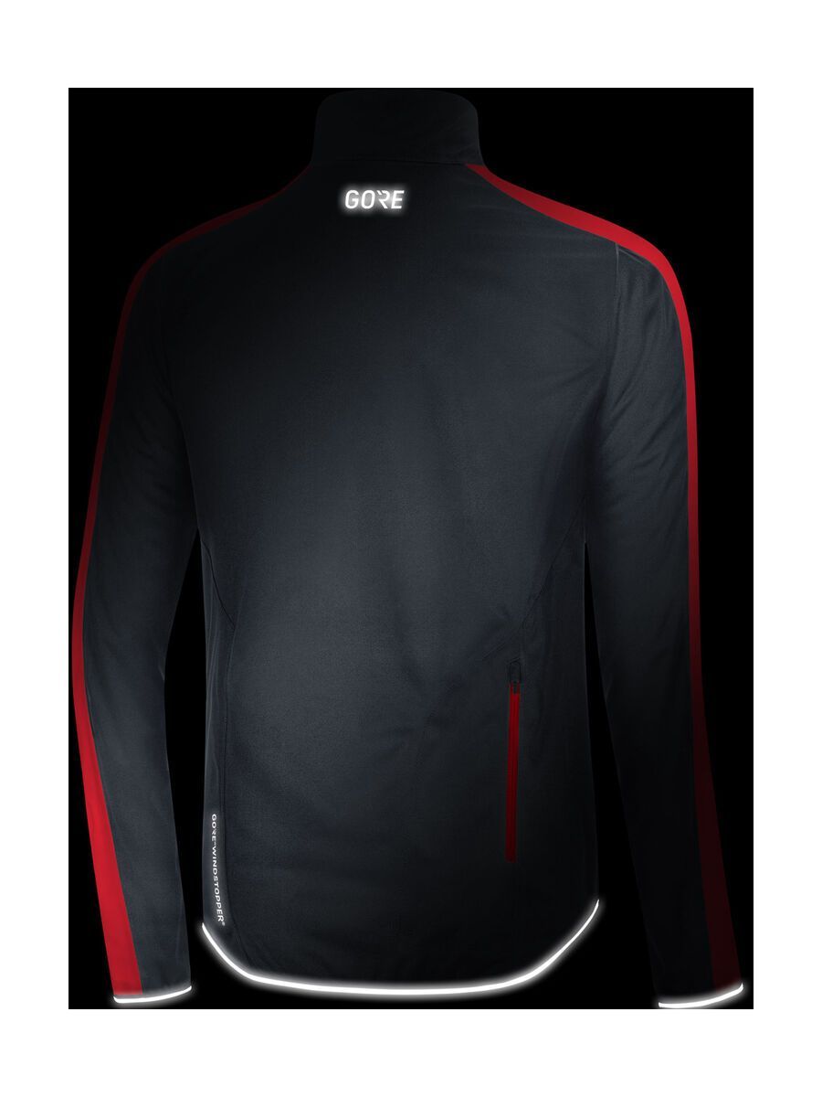 GOREWEAR C3 Gore Windstopper Jacke, black/red - Bild 5