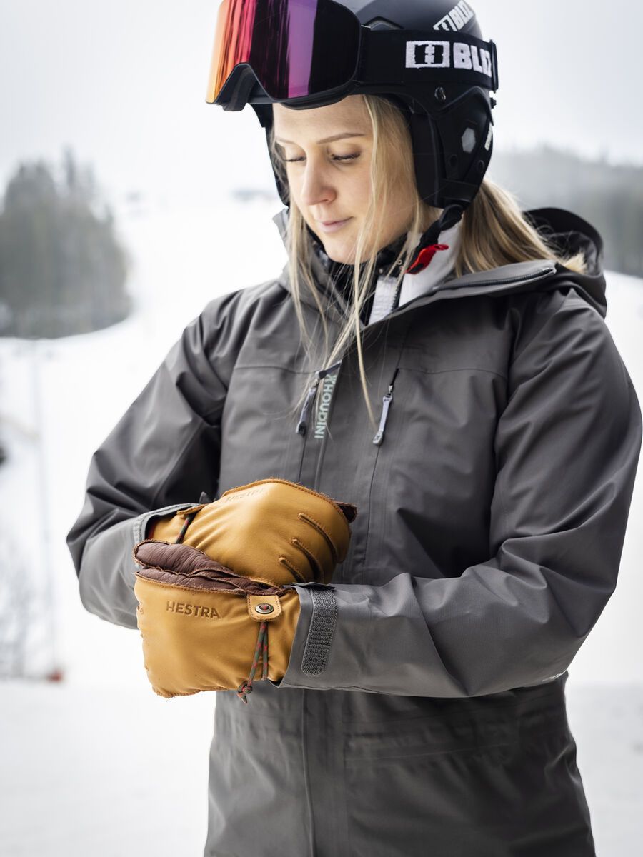 Hestra Wakayama Mitt, cork/brown - Bild 7