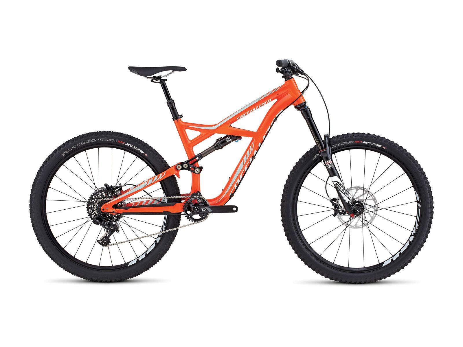 Specialized Enduro FSR Comp 650b, gloss moto orange/baby blue/white - Bild 1