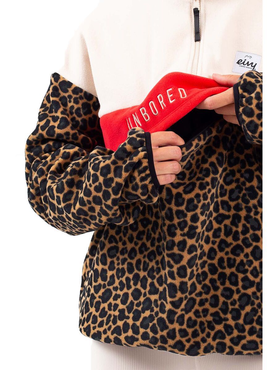 Eivy Ball Fleece, offwhite & leopard - Bild 9