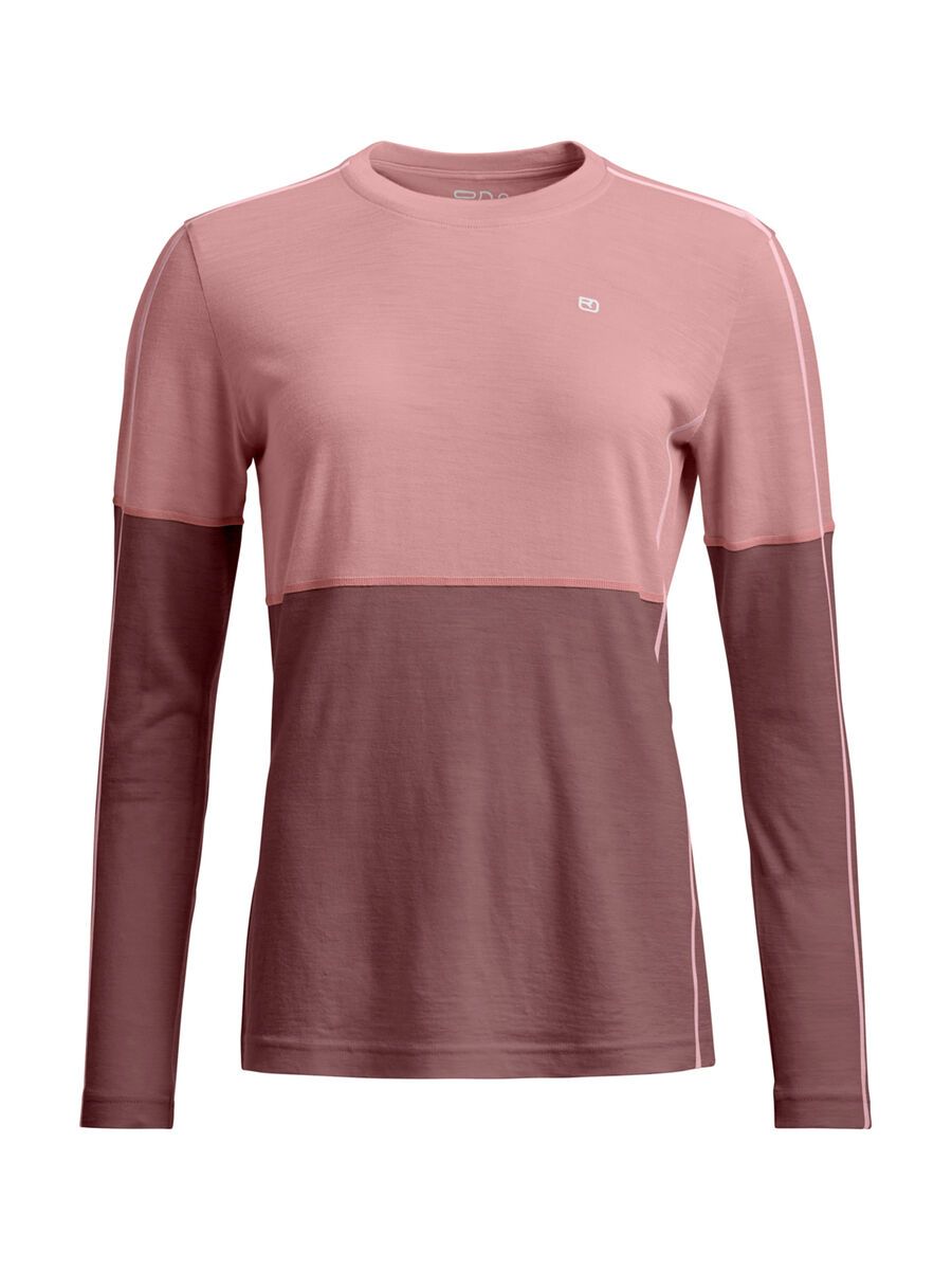 Ortovox 185 Rock'n'wool Long Sleeve W, dusk rose - Bild 1