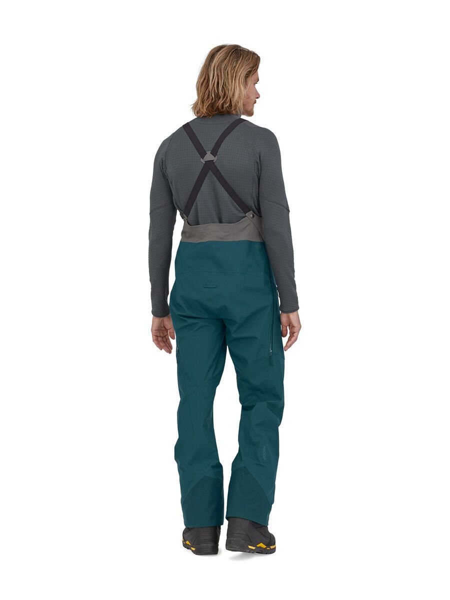 Patagonia Men's Snowdrifter Bibs, dark borealis green - Bild 3