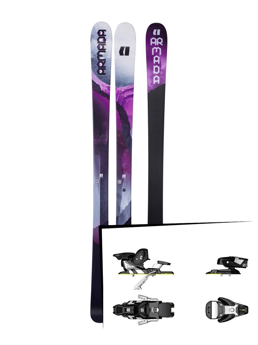 Set: Armada Victa 87 Ti 2018 + Salomon STH2 WTR 13 black/white - Bild 1