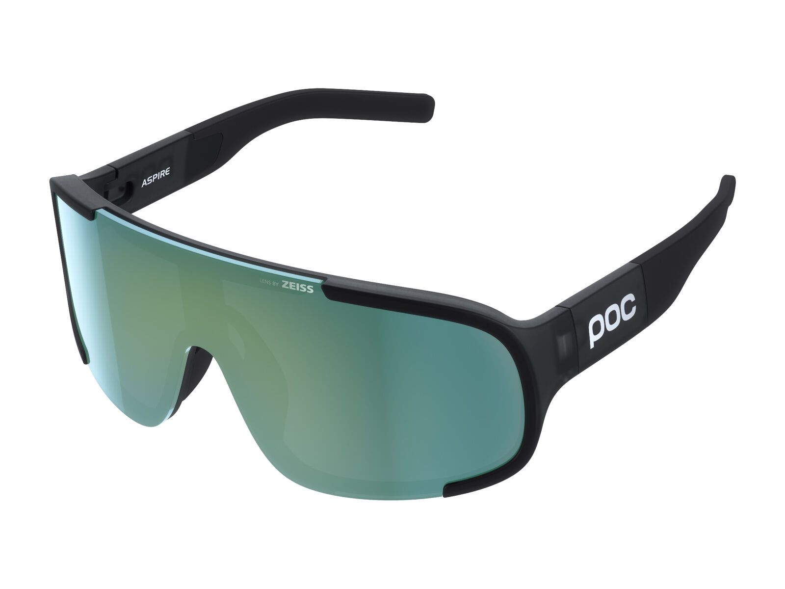 POC Aspire Clarity Grey Deep Green Mirror, uranium black translucent - Bild 1