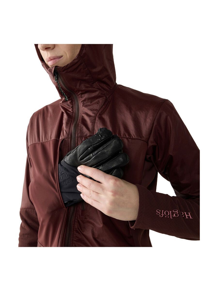 Haglöfs Nallo Touring Hybrid Mid Women, maroon trail - Bild 6