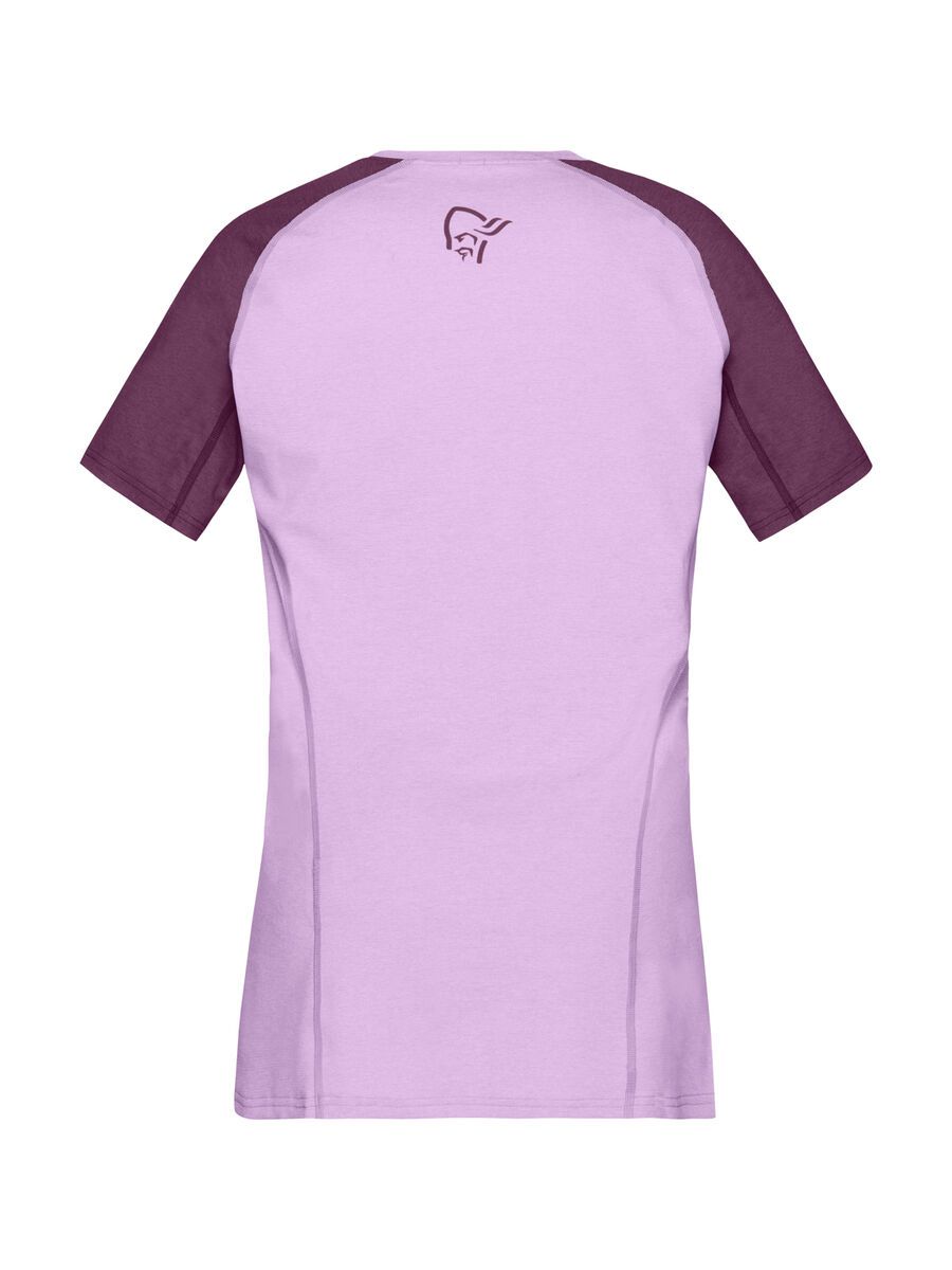 Norrona fjørå equaliser lightweight T-Shirt W's, dark purple/violet tulle - Bild 2