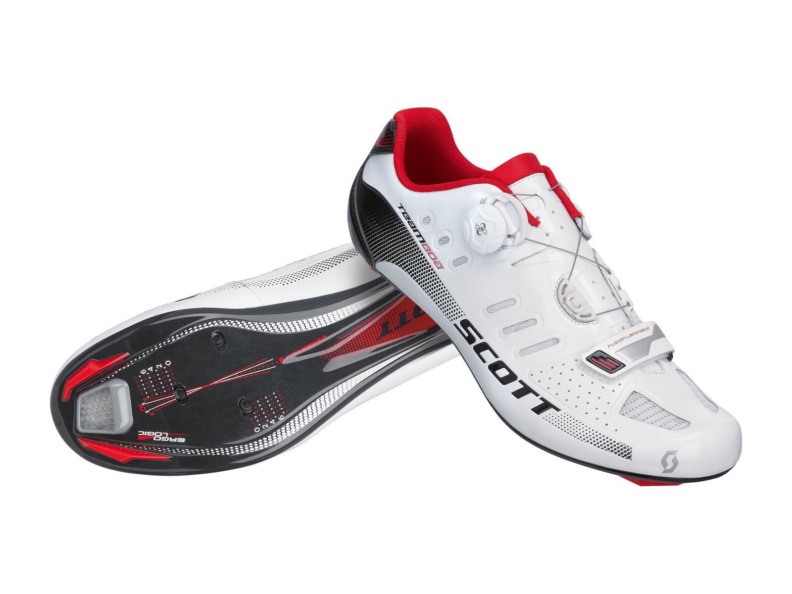 Scott Road Team Boa, white/black gloss - Bild 1