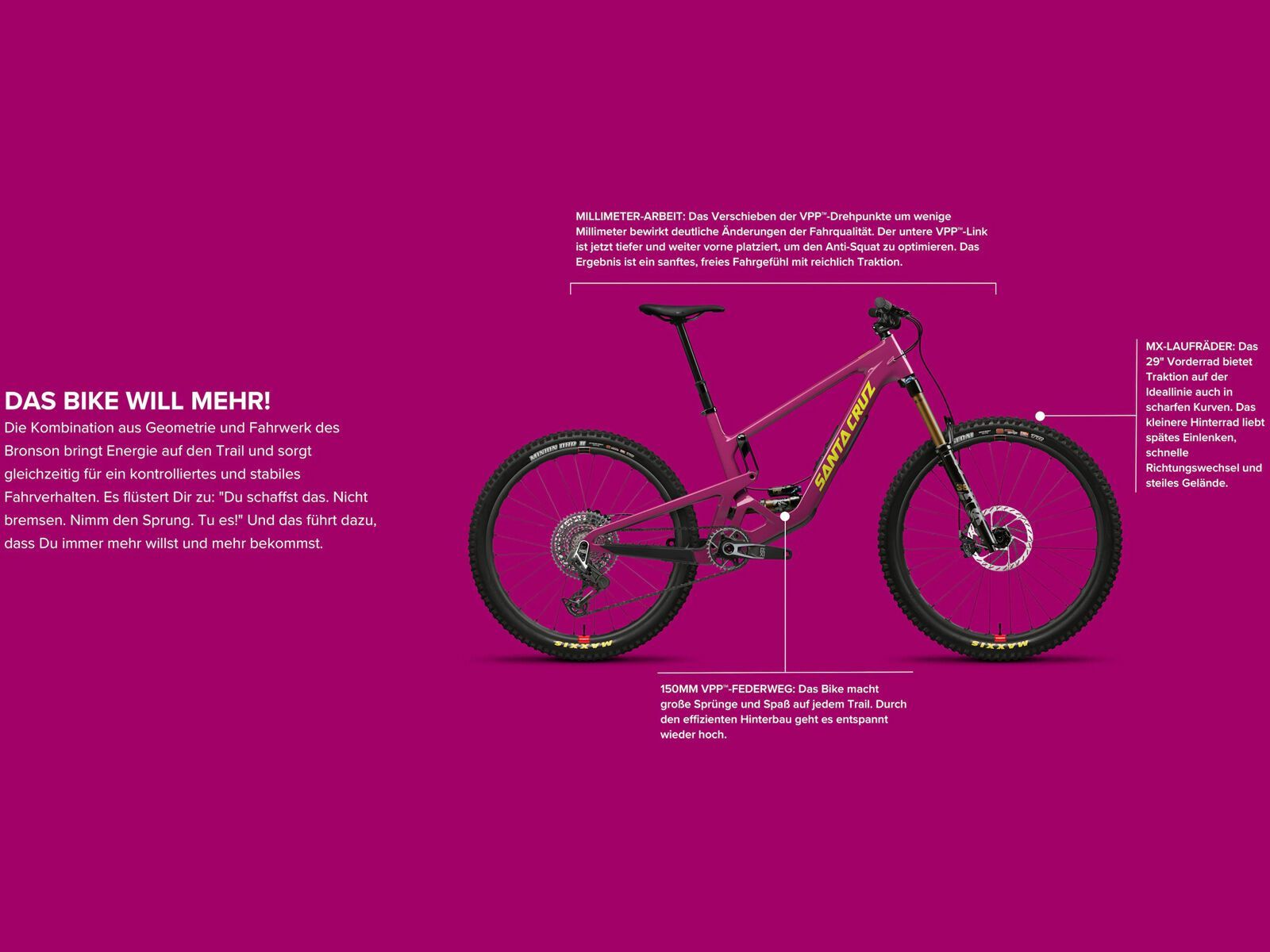 Santa Cruz Bronson C / R / MX, translucent root beer - Bild 2