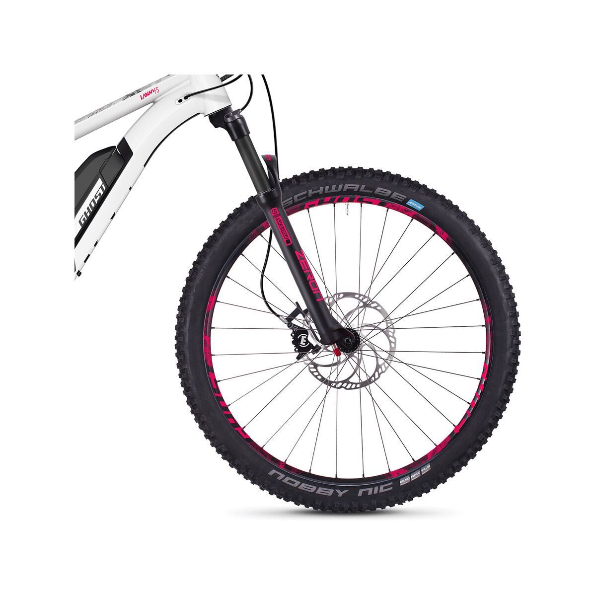 Ghost Hybride Lanao FS S3.7+ AL, star white/night black/neon pink - Bild 2