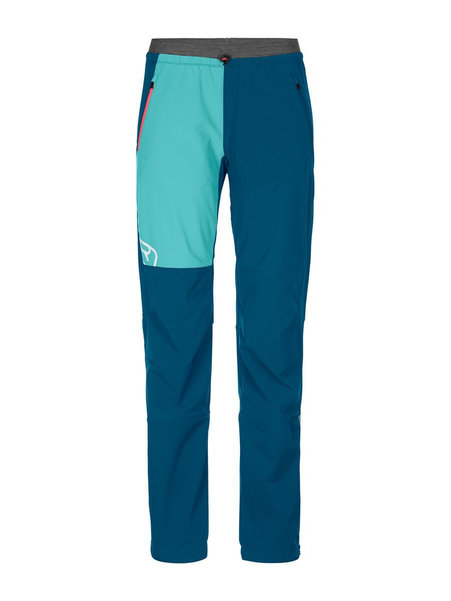 Ortovox Merino Airsolation Berrino Pants W, petrol blue - Bild 1