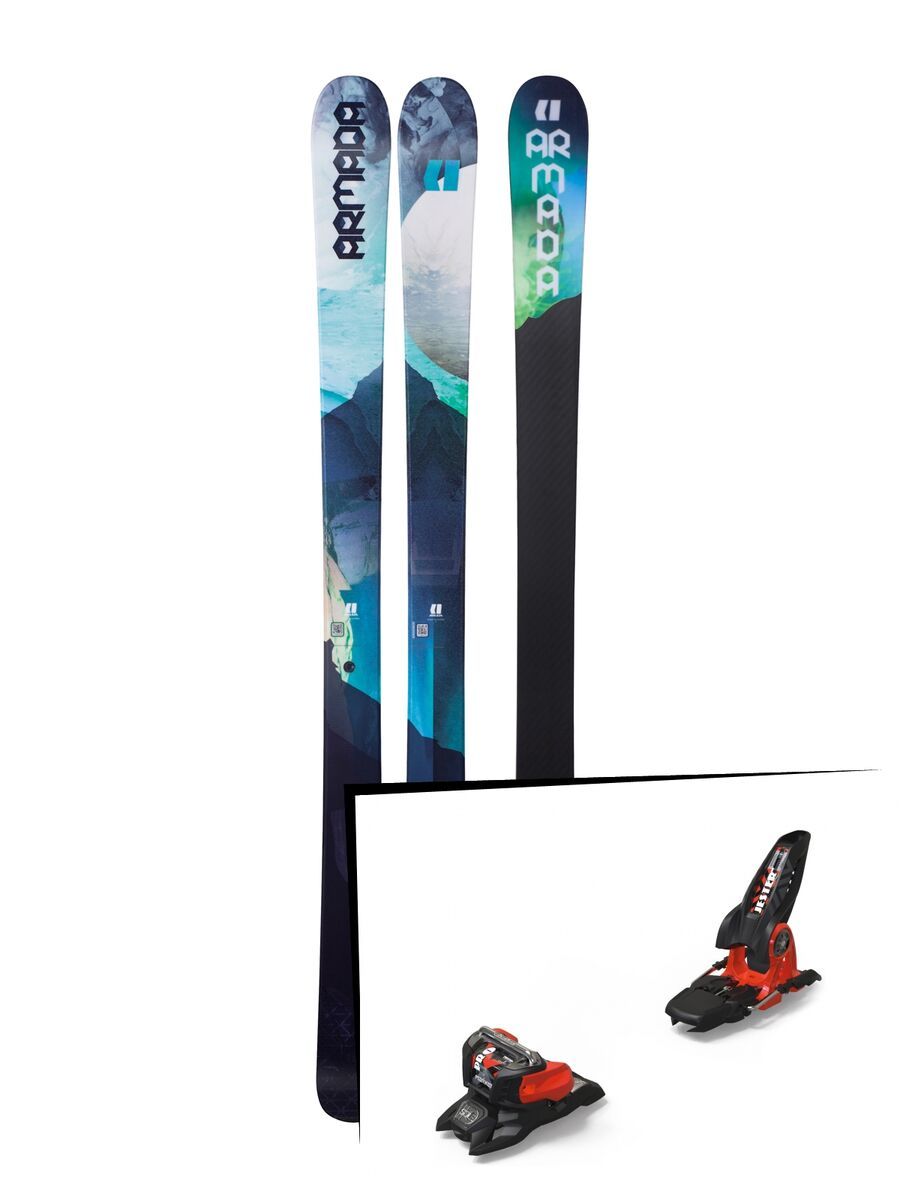 Set: Armada Victa 93 2018 + Marker Jester 18 Pro ID black/flo-red - Bild 1