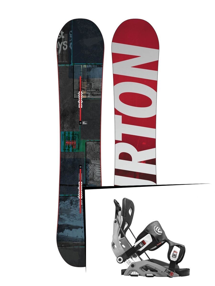 Set: Burton Process 2015 + Flow Fuse (1513142S) - Bild 1