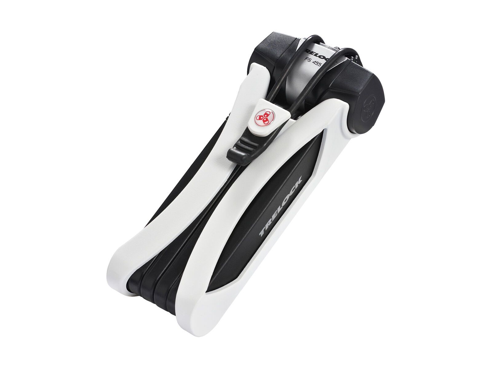 Trelock FS 455 Cops Faltschloss - 85 cm, white - Bild 1