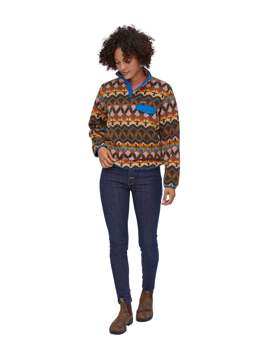 Patagonia Women’s Lightweight Synchilla Snap-T, companions big: anthos pink - Bild 4