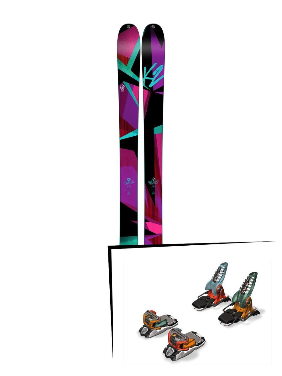 K2 SKI Set: Remedy 92 2016 + Marker Jester 18 PRO - Bild 1