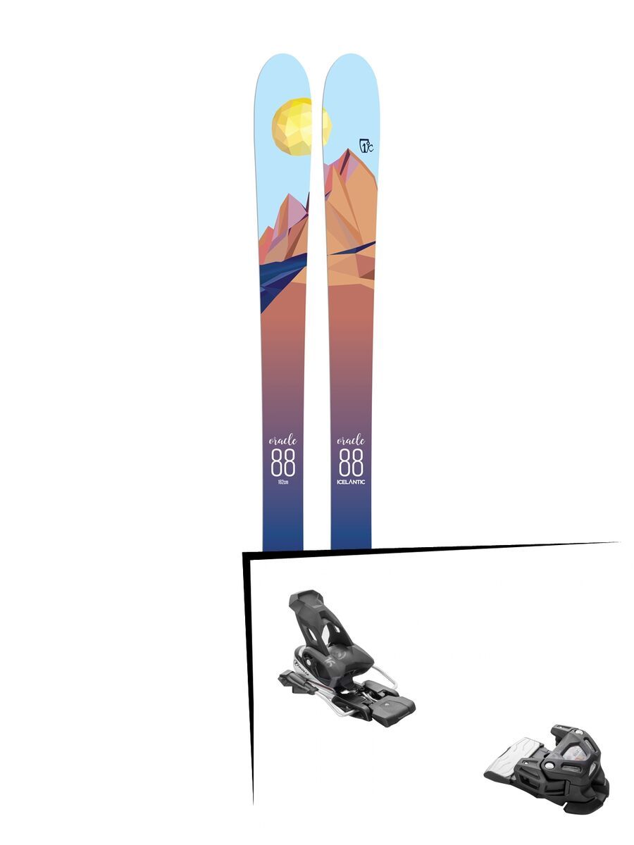 Set: Icelantic Oracle 88 2018 + Tyrolia Attack 16 solid black - Bild 1