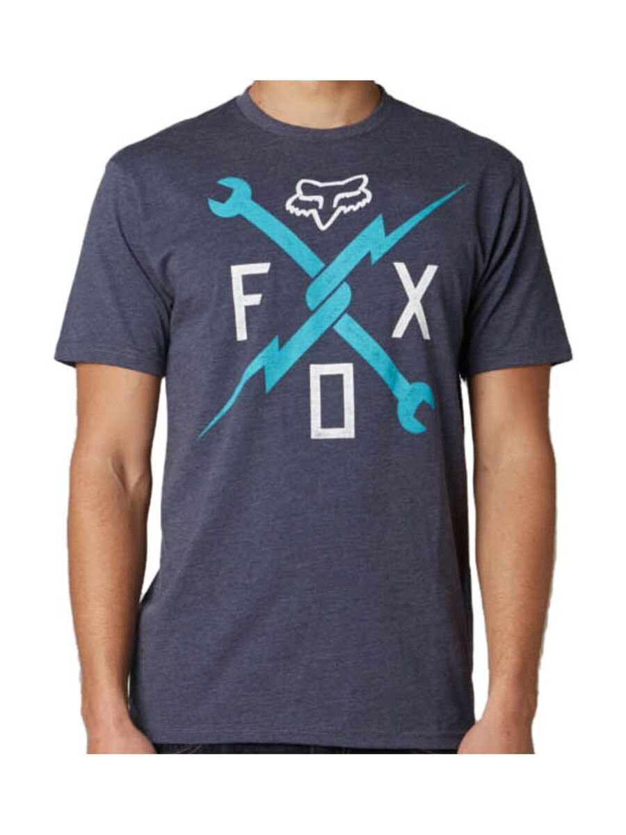 Fox Allegiance SS Tee, heather navy - Bild 1