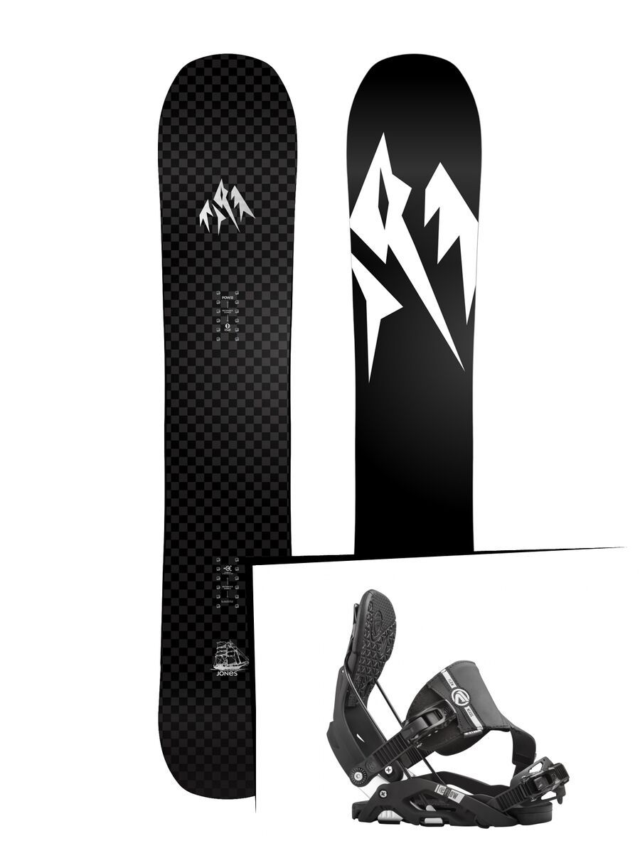 Set: Jones Carbon Flagship 2017 + Flow Nexus Hybrid (1513166S) - Bild 1