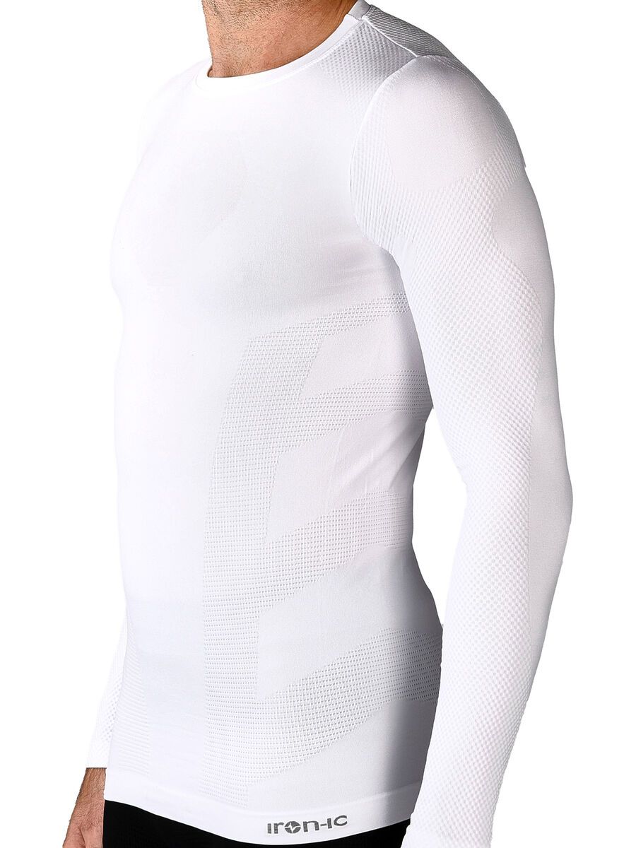Iron-ic Long-Sleeve T-Shirt Thermic - Man, white - Bild 4