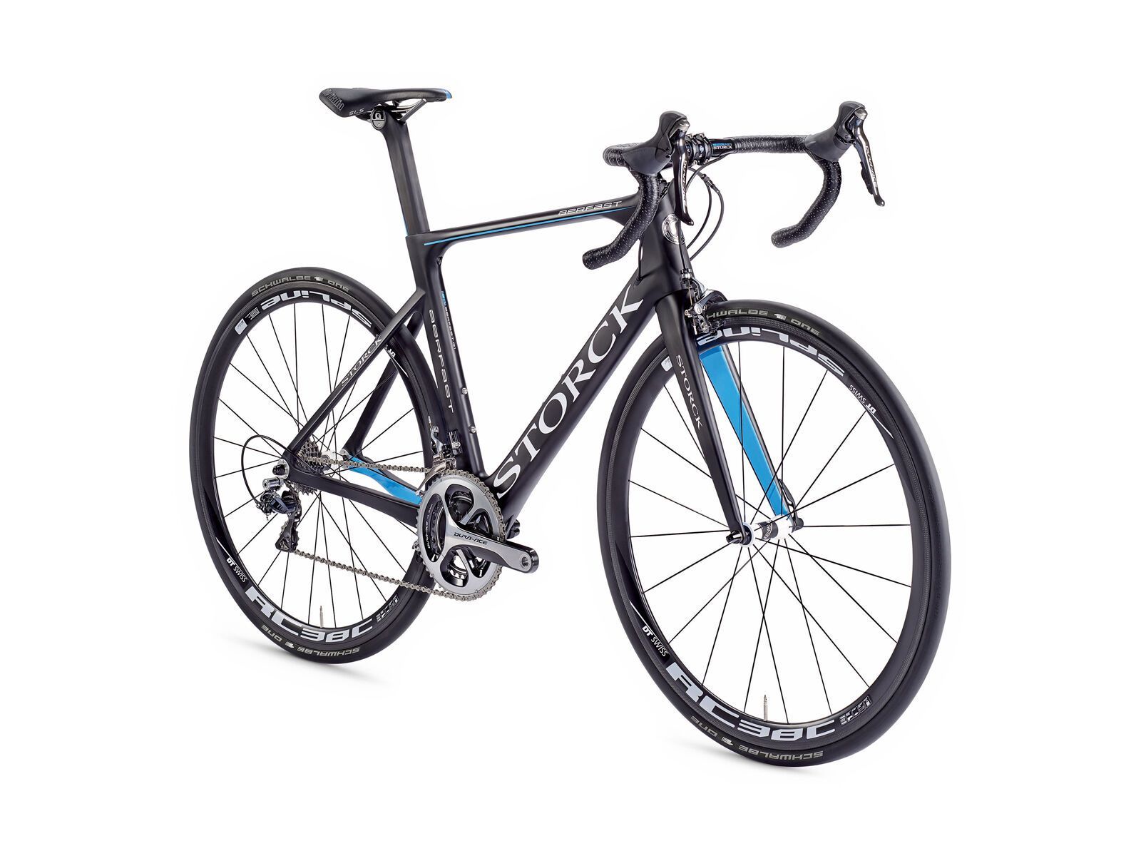 Storck Aerfast Pro G1 Dura Ace Di2 Race, matt black/blue - Bild 2