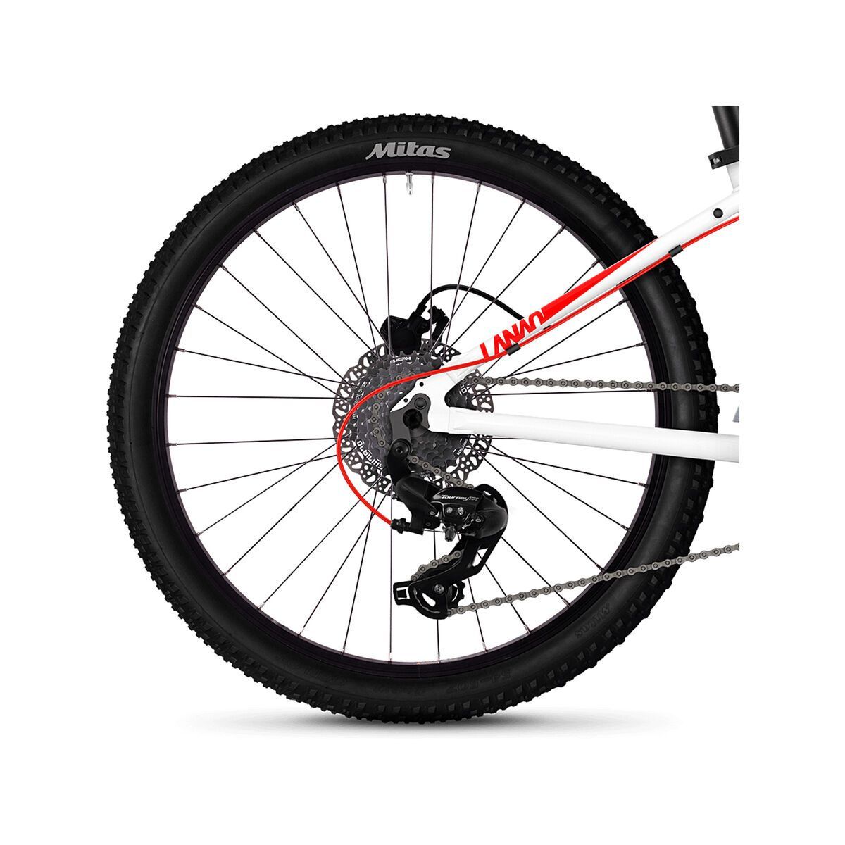 Ghost Lanao D4.4 AL, star white/neon red/juice orange - Bild 5