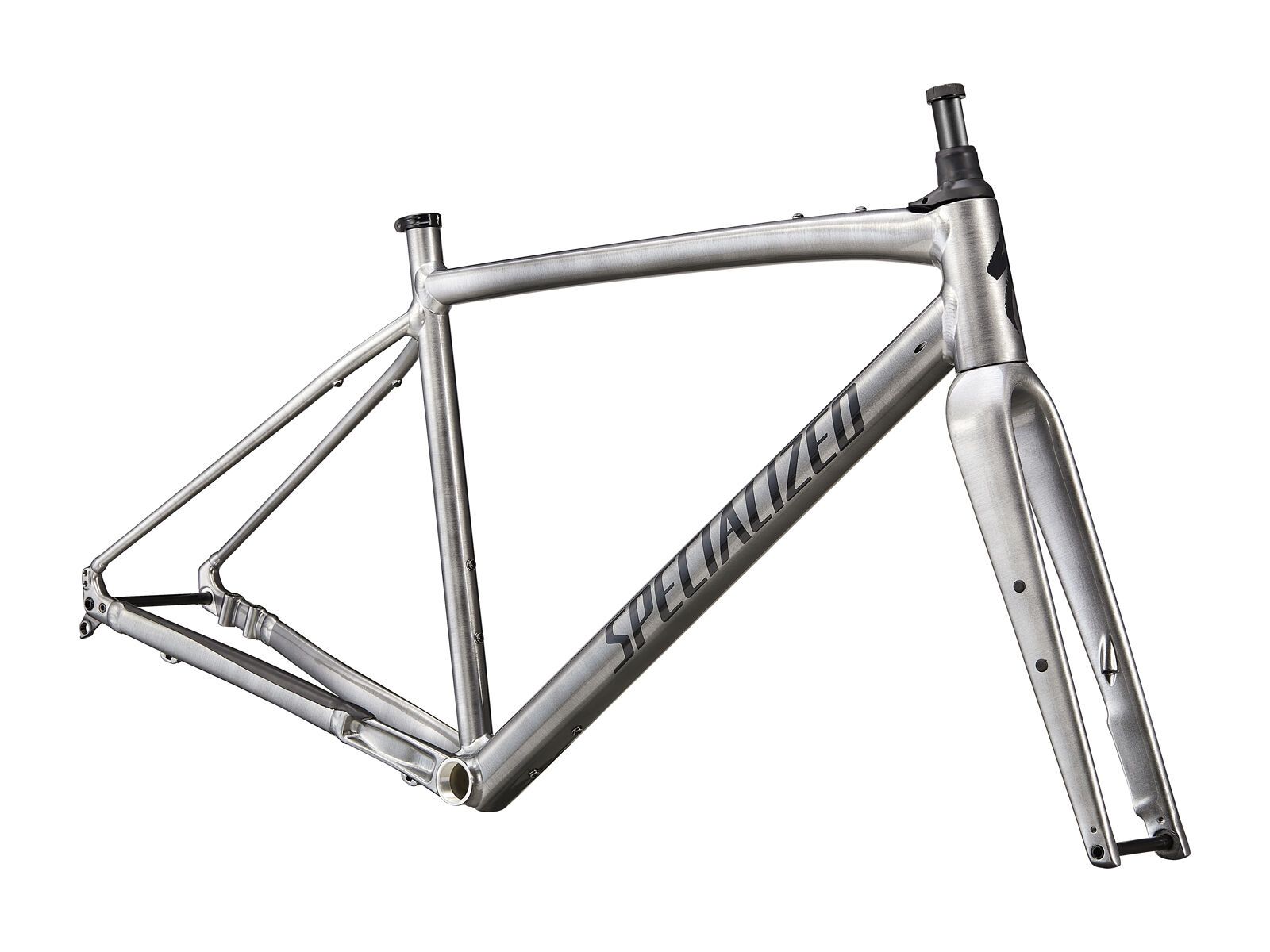 Specialized Diverge E5 Evo Frameset, gloss brushed smoked liquid metal/black - Bild 1