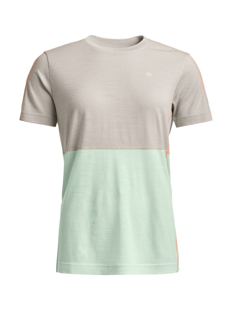 Ortovox 185 Rock'n'wool Short Sleeve W, white tea - Bild 1