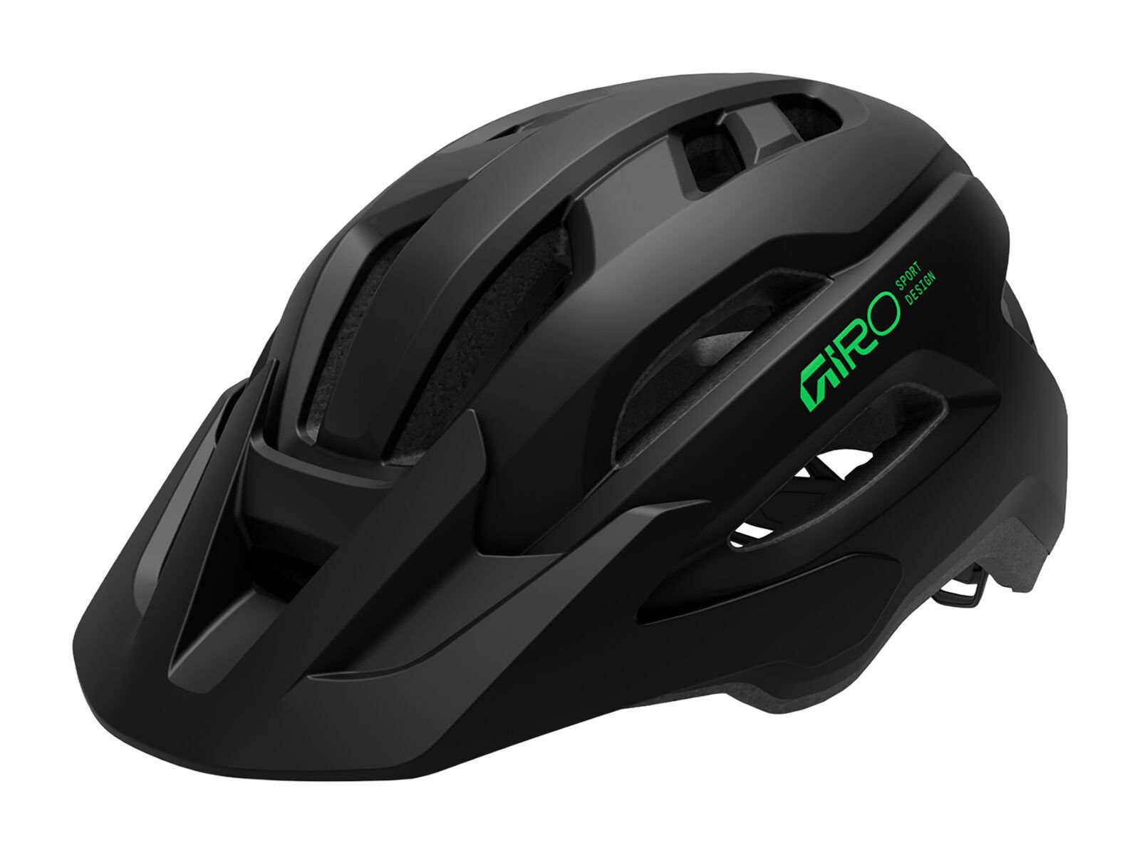 Giro Fixture II Y MIPS, matte black/green - Bild 1