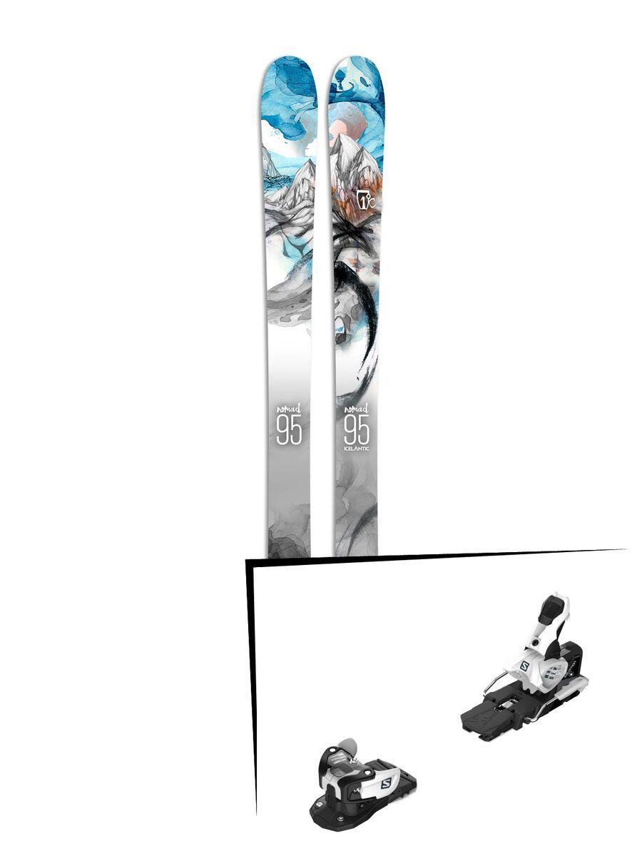 Set: Icelantic Nomad 95 2017 + Salomon Warden MNC 13 (2212348) - Bild 1