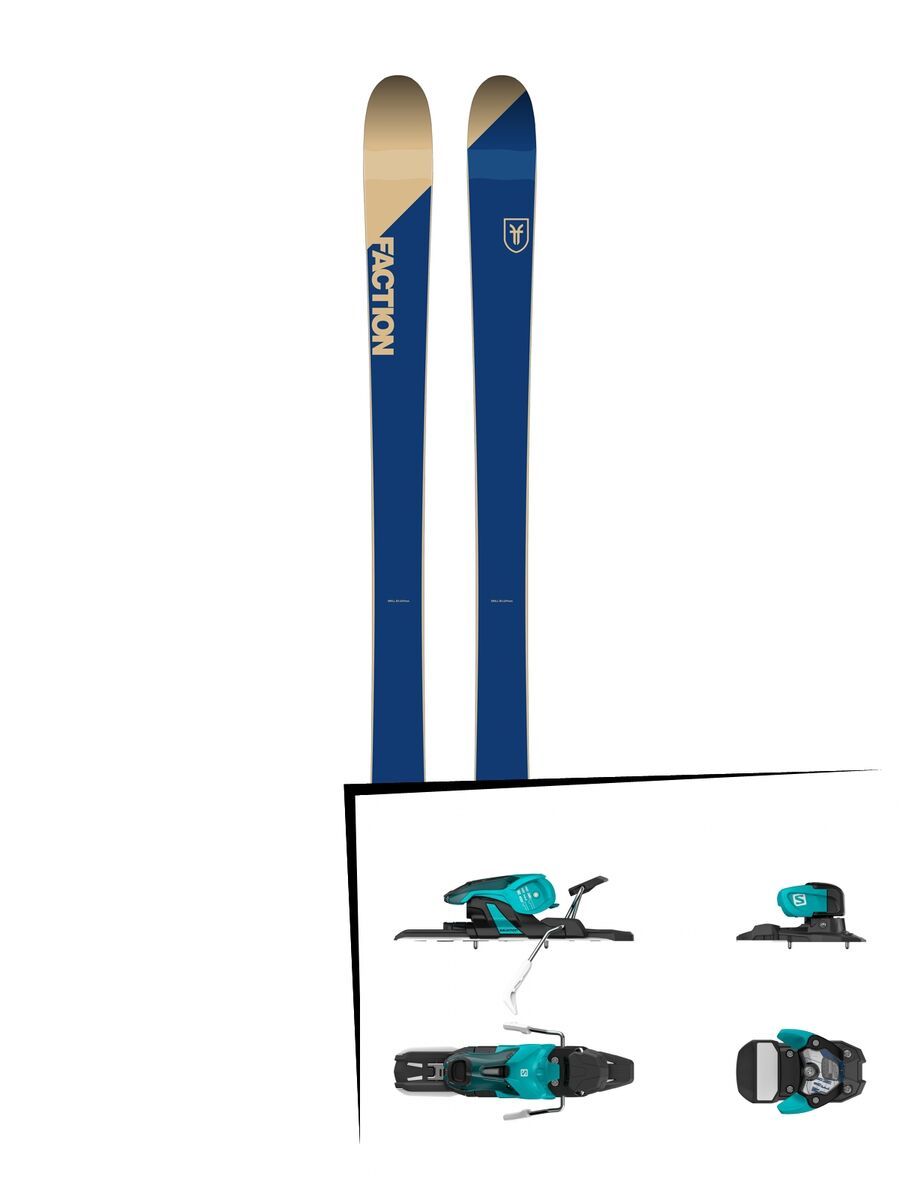 Set: Faction Candide 1.0 2019 + Salomon Warden 11 turquoise/black - Bild 1