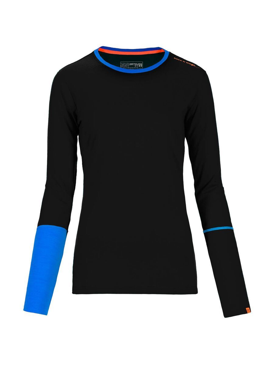 Ortovox Rock 'n' Wool Long Sleeve Women, black raven - Bild 1