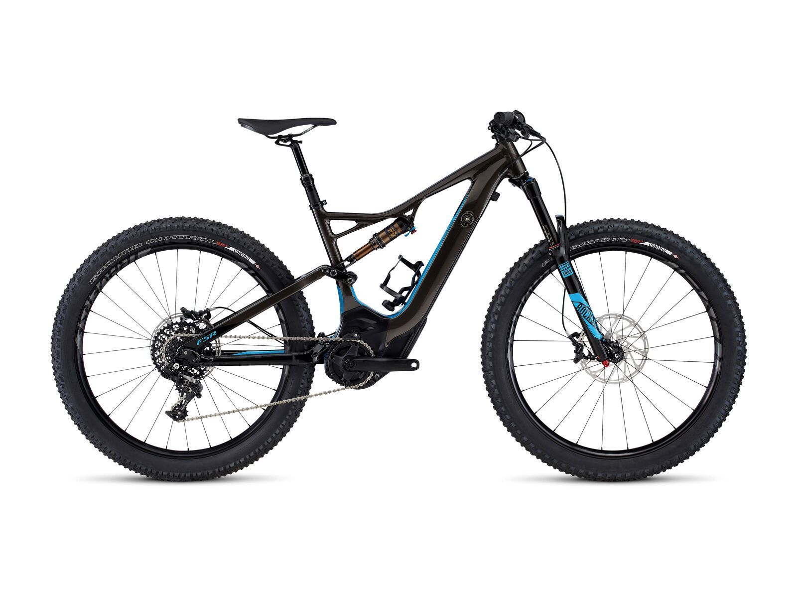 Specialized Turbo Levo FSR Expert 6Fattie, warm charcoal/cyan - Bild 1