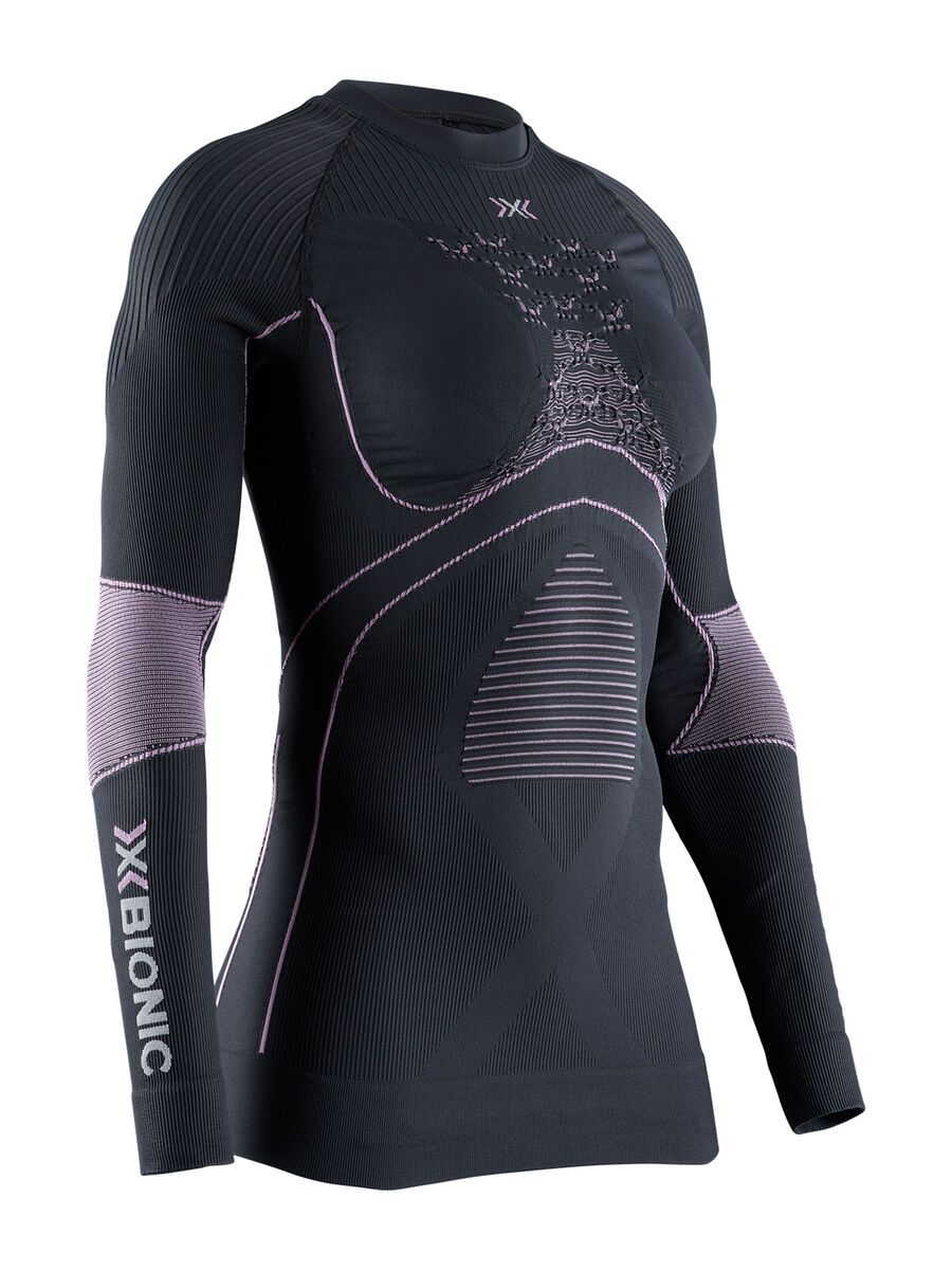 X-Bionic Energy Accumulator 4.0 Shirt LG SL Wmn, charcoal/magnolia - Bild 1