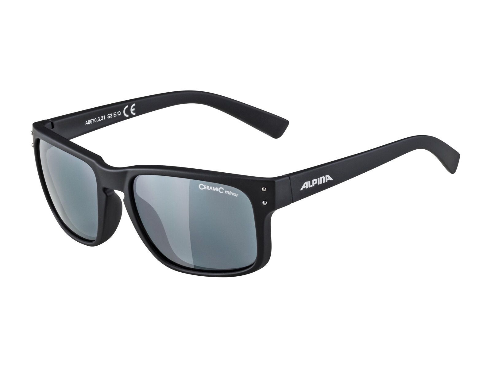 Alpina Kosmic, black matt/Lens: ceramic mirror black - Bild 1