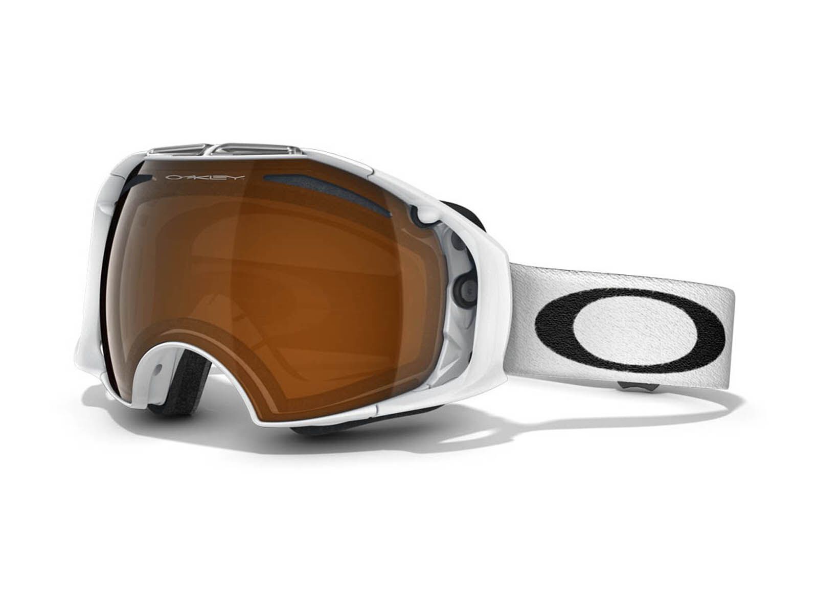 Oakley Airbrake, Polished White/Black Iridium & Persimmon - Bild 1
