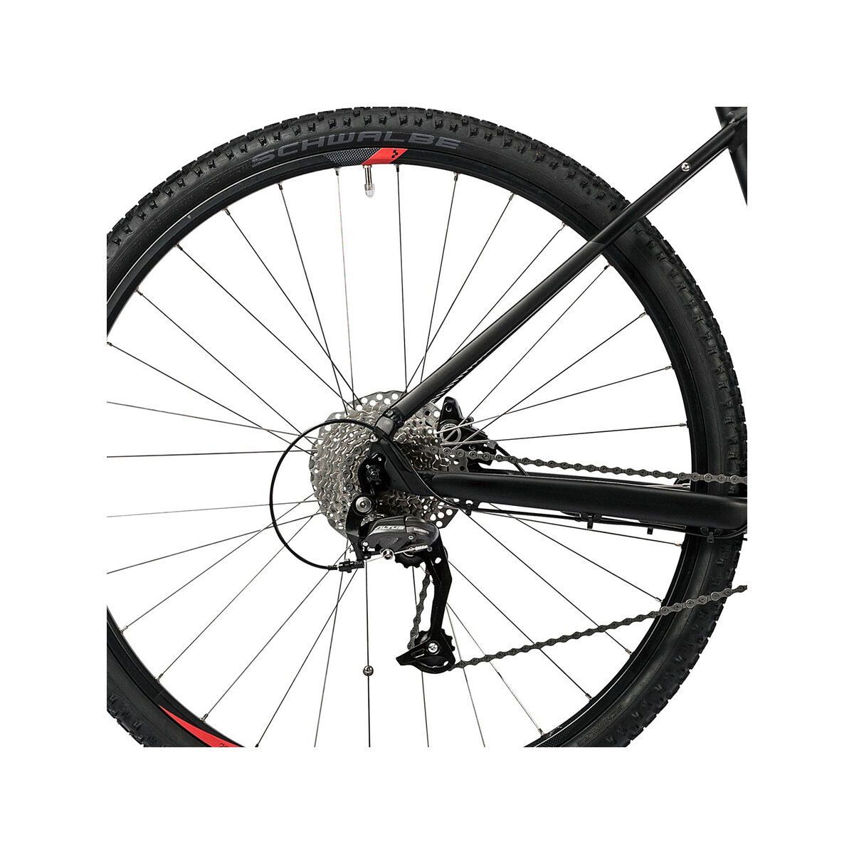 Cube Cross Hybrid Pro 400, black´n´red - Bild 4