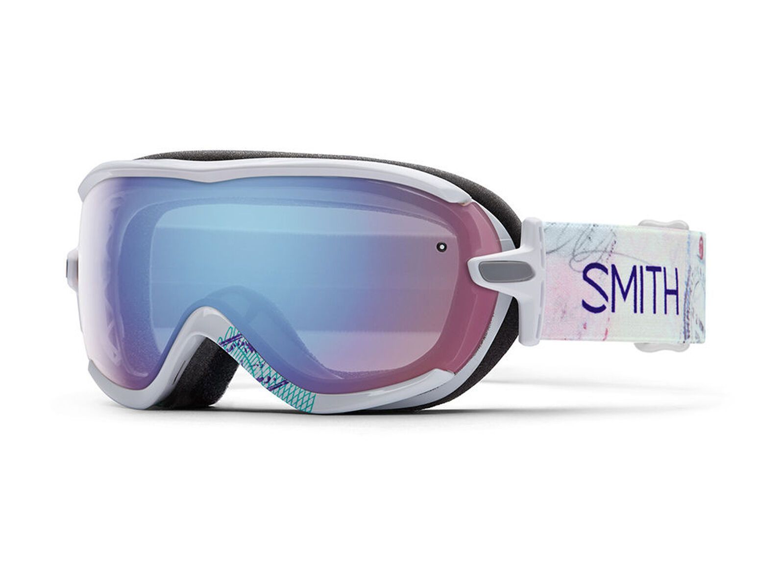 Smith Virtue, white wanderlust/blue sensor mirror - Bild 1