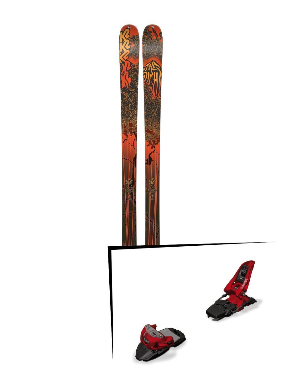 Set: K2 SKI Sight 2019 + Marker Squire 11 red - Bild 1