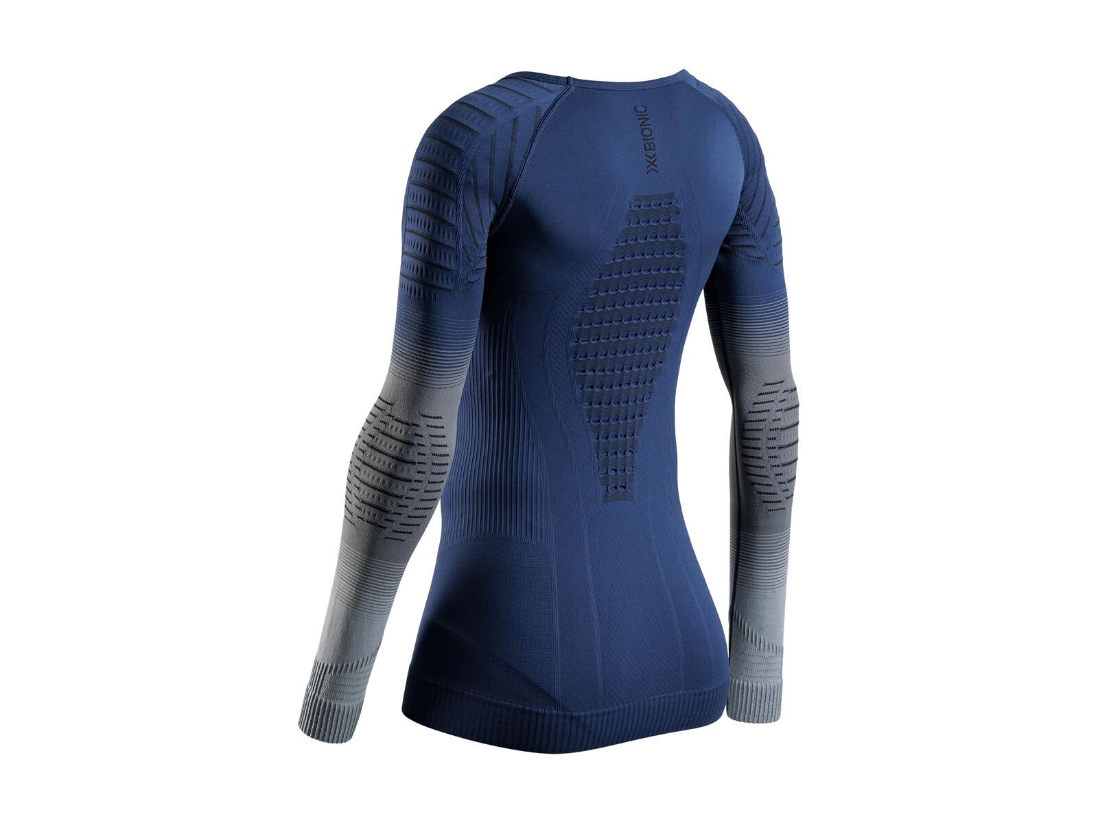 X-Bionic Invent Graphics Shirt LS Wmn, marine/grey/light grey - Bild 2