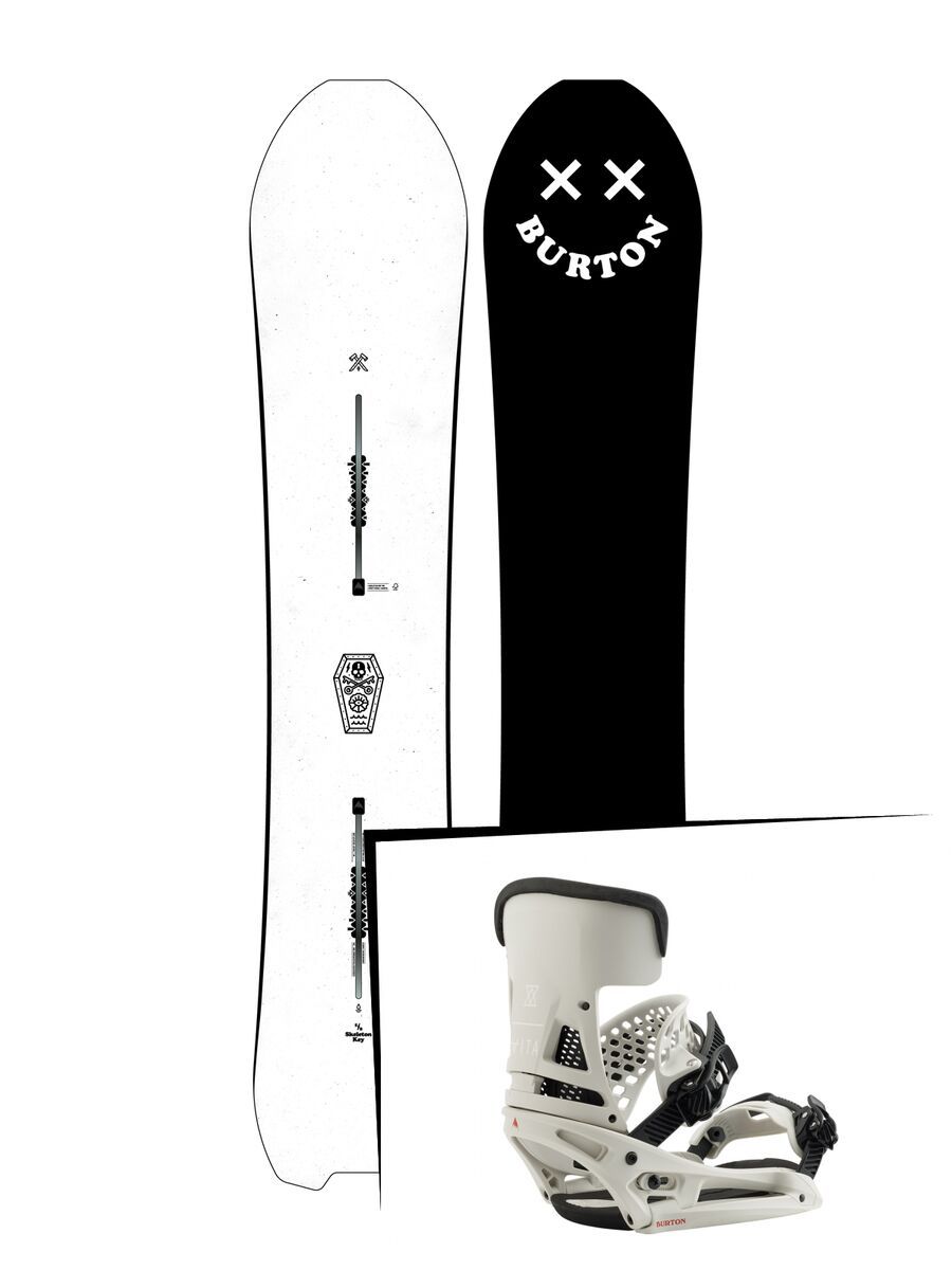 Set: Burton Skeleton Key 2019 + Burton Malavita EST vape cloud - Bild 1