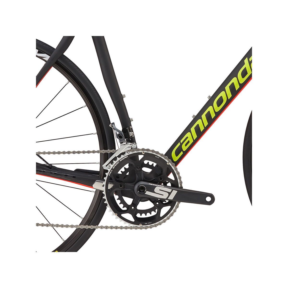 Cannondale Synapse Carbon Disc Ultegra, jet black w/ volt and acid red, matte/gloss - VLT - Bild 3