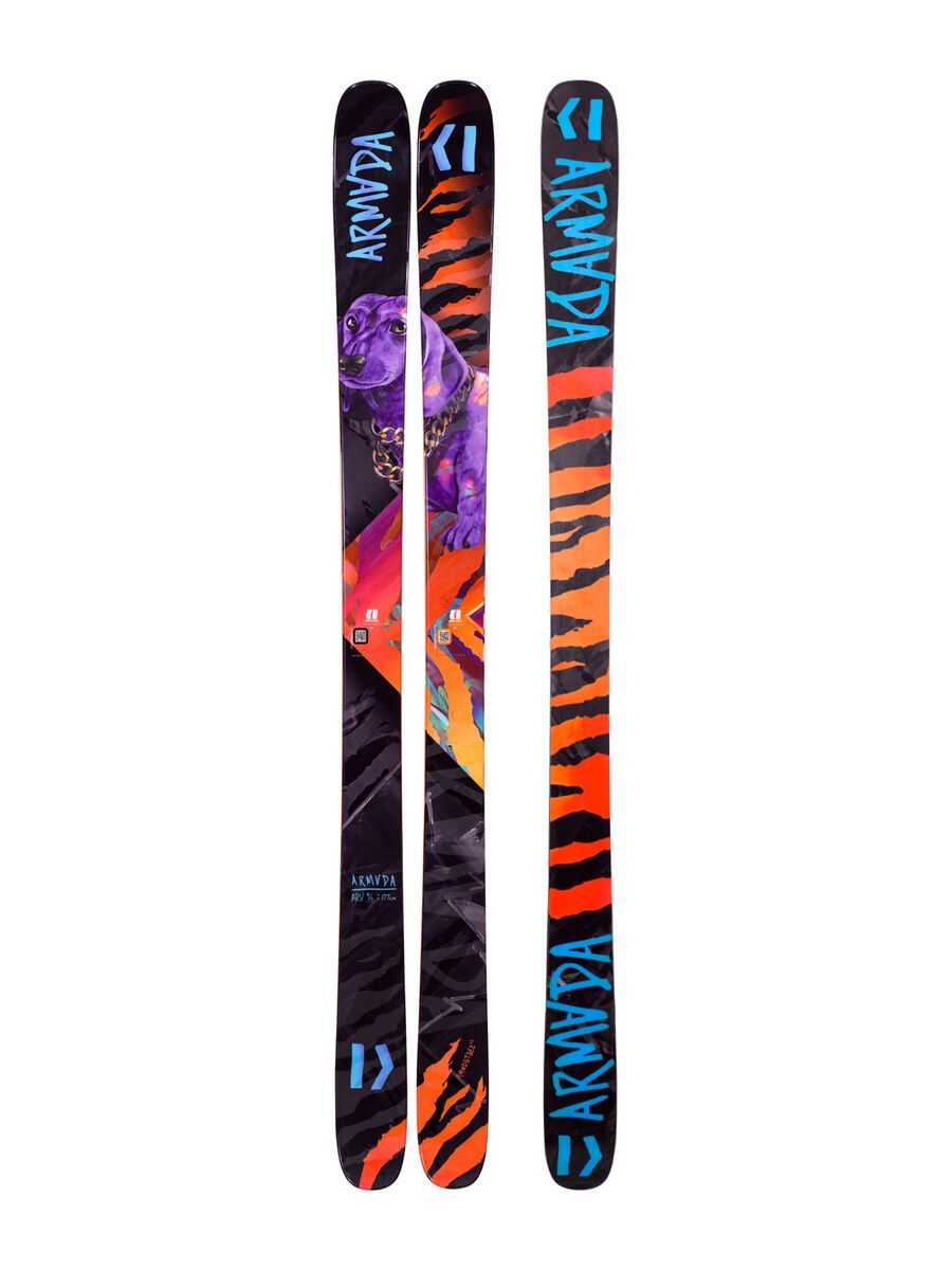 Set: Armada Arv 96 2019 + Salomon Warden MNC 13 white/black/orange - Bild 2