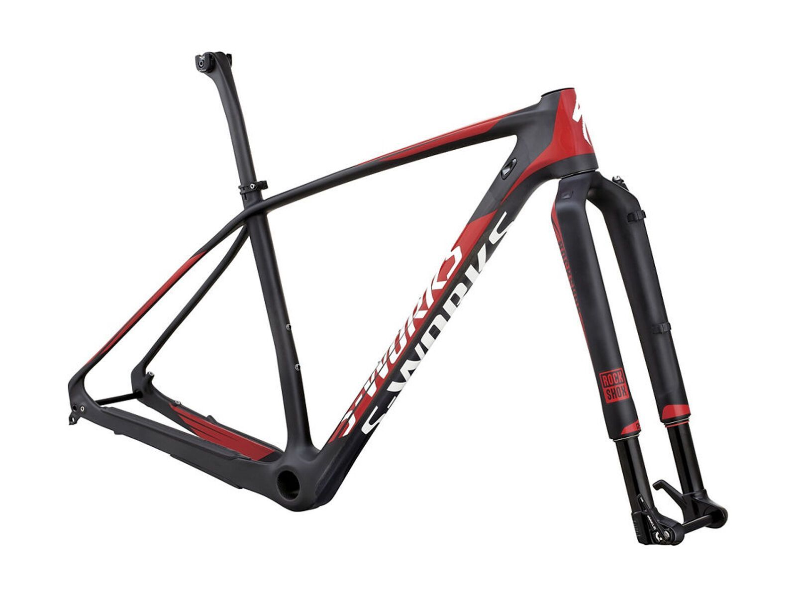 Specialized S-Works Stumpjumper HT 29 Frameset, satin/gloss baby blue/rocket red/black - Bild 1