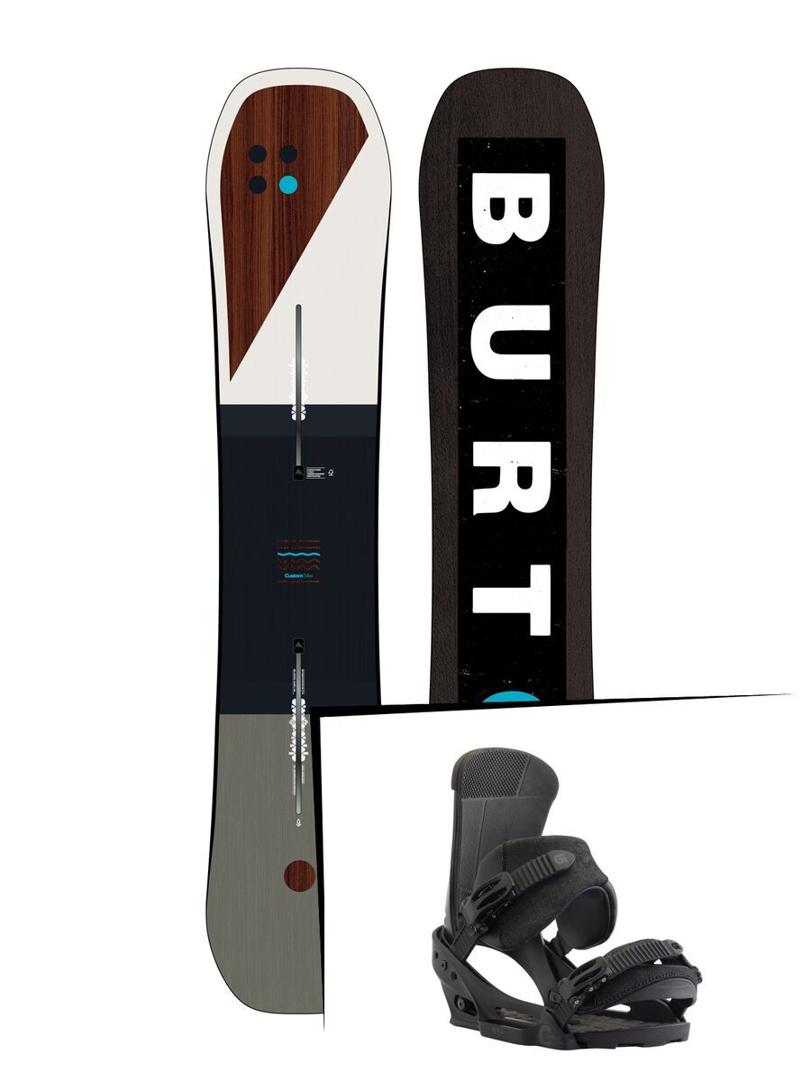 Set: Burton Custom Flying V 2019 +  Custom EST (1930942S) - Bild 1